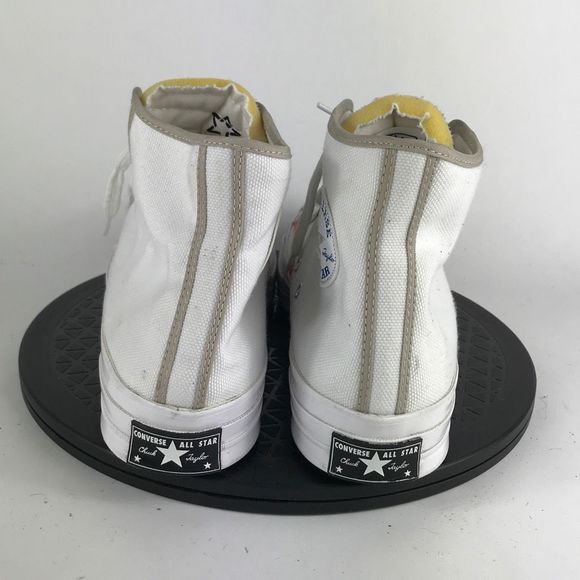 Converse Chuck 70 Hi White Canvas Shoes 171408C Men’s Size 10.5 - Picture 6 of 12